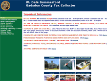 Tablet Screenshot of gadsdentaxcollector.com